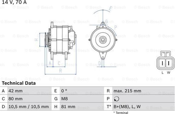 BOSCH 0 986 041 790 - Alternateur cwaw.fr