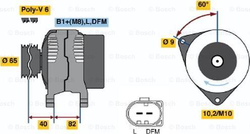 BOSCH 0 986 048 120 - Alternateur cwaw.fr