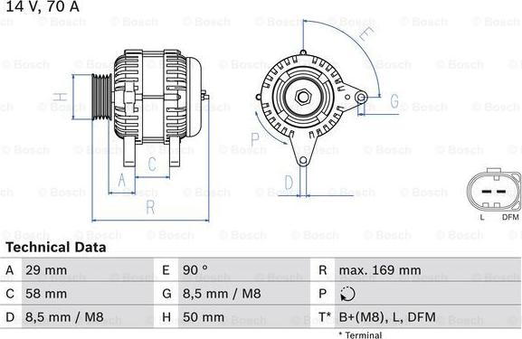 BOSCH 0 986 048 891 - Alternateur cwaw.fr