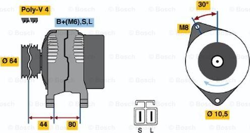 BOSCH 0 986 042 941 - Alternateur cwaw.fr