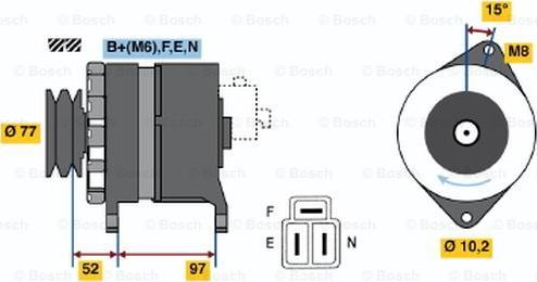 BOSCH 0 986 042 971 - Alternateur cwaw.fr