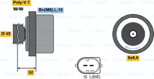 BOSCH 0 986 042 420 - Alternateur cwaw.fr