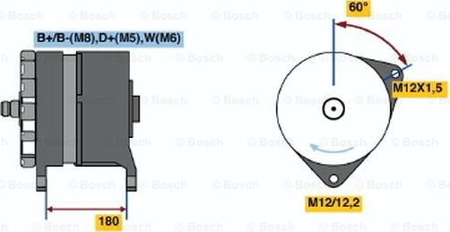 BOSCH 0 986 042 850 - Alternateur cwaw.fr