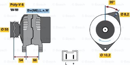 BOSCH 0 986 042 231 - Alternateur cwaw.fr