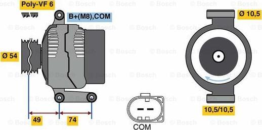 BOSCH 0 986 047 940 - Alternateur cwaw.fr