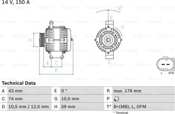 BOSCH 0 986 047 920 - Alternateur cwaw.fr