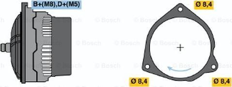 BOSCH 0 986 047 180 - Alternateur cwaw.fr