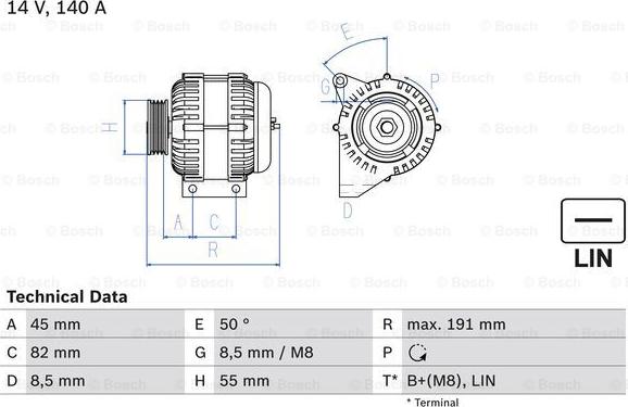 BOSCH 0 986 047 380 - Alternateur cwaw.fr