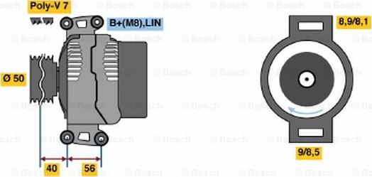 BOSCH 0 986 047 790 - Alternateur cwaw.fr