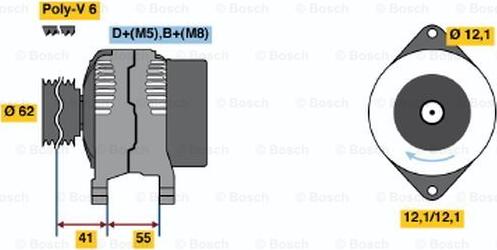 BOSCH 0 986 047 771 - Alternateur cwaw.fr