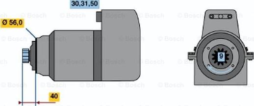 BOSCH 0 986 011 440 - Démarreur cwaw.fr