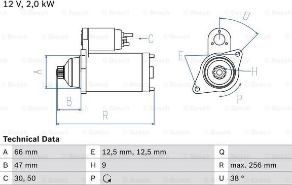 BOSCH 0 986 018 930 - Démarreur cwaw.fr