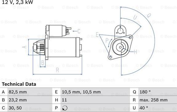 BOSCH 0 986 018 290 - Démarreur cwaw.fr