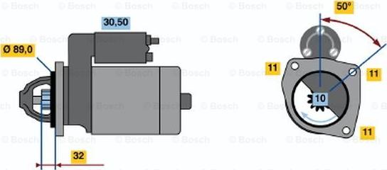 BOSCH 0 986 018 240 - Démarreur cwaw.fr