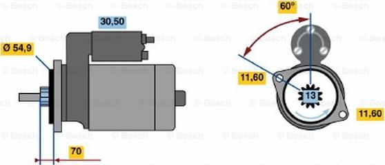 BOSCH 0 986 018 761 - Démarreur cwaw.fr