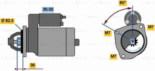 BOSCH 0 986 013 791 - Démarreur cwaw.fr