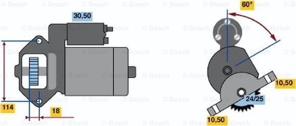 BOSCH 0 986 012 921 - Démarreur cwaw.fr