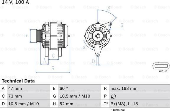 BOSCH 0 986 080 920 - Alternateur cwaw.fr