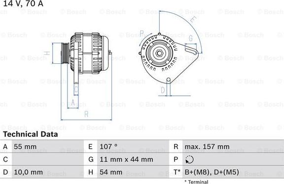 BOSCH 0 986 080 490 - Alternateur cwaw.fr