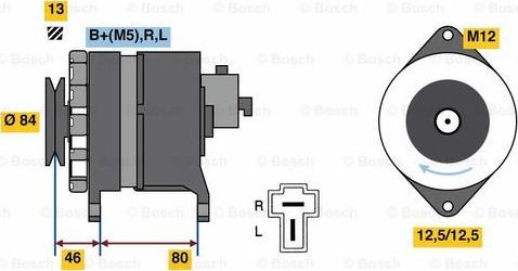 BOSCH 0 986 080 160 - Alternateur cwaw.fr