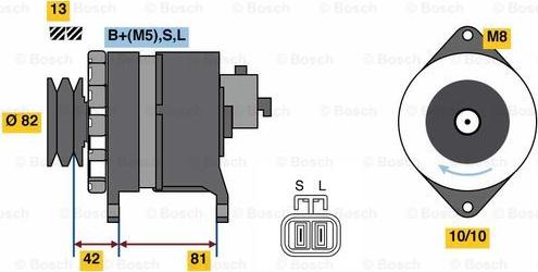 BOSCH 0 986 080 170 - Alternateur cwaw.fr