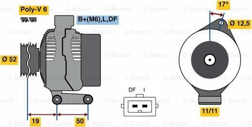 BOSCH 0 986 080 230 - Alternateur cwaw.fr