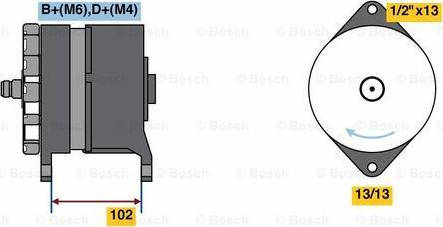 BOSCH 0 986 081 030 - Alternateur cwaw.fr