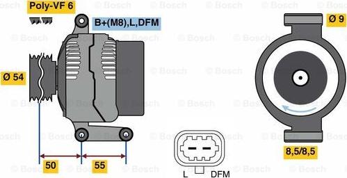 BOSCH 0 986 081 120 - Alternateur cwaw.fr