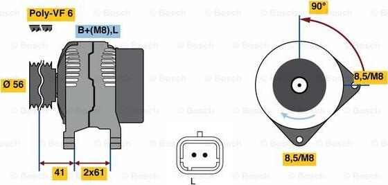 BOSCH 0 986 081 270 - Alternateur cwaw.fr