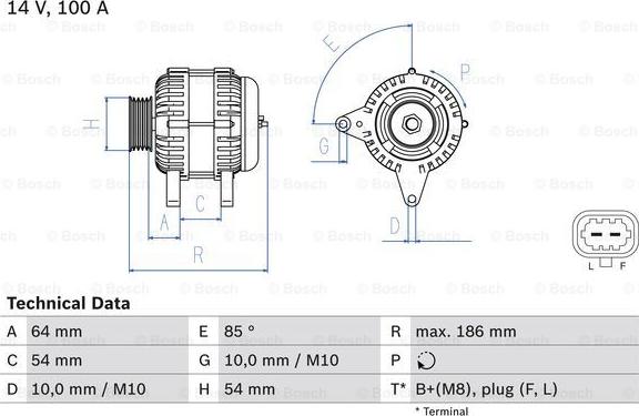 BOSCH 0 986 083 420 - Alternateur cwaw.fr