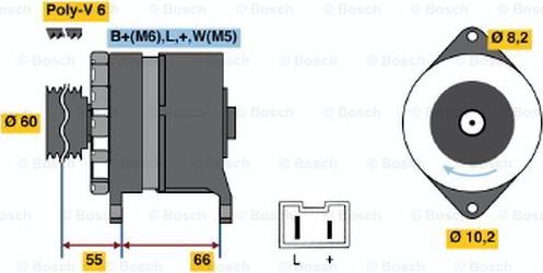 BOSCH 0 986 039 961 - Alternateur cwaw.fr