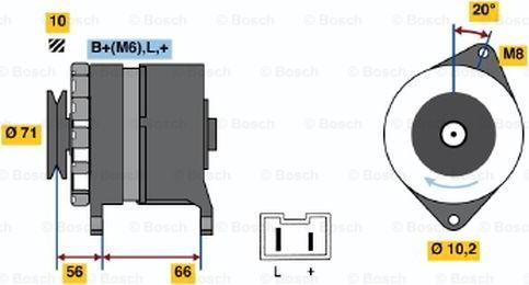 BOSCH 0 986 039 971 - Alternateur cwaw.fr