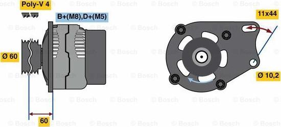 BOSCH 0 986 039 471 - Alternateur cwaw.fr