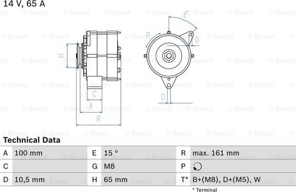 BOSCH 0 986 034 990 - Alternateur cwaw.fr