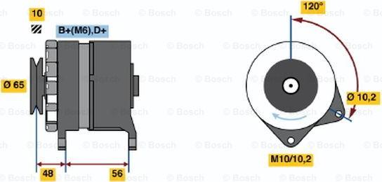 BOSCH 0 986 034 490 - Alternateur cwaw.fr