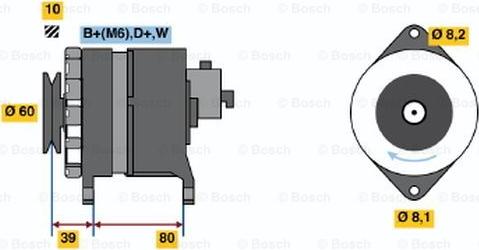 BOSCH 0 986 034 450 - Alternateur cwaw.fr