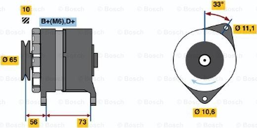 BOSCH 0 986 034 480 - Alternateur cwaw.fr