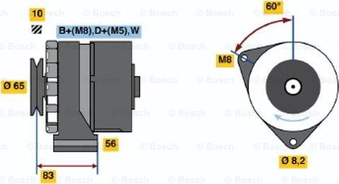 BOSCH 0 986 034 570 - Alternateur cwaw.fr