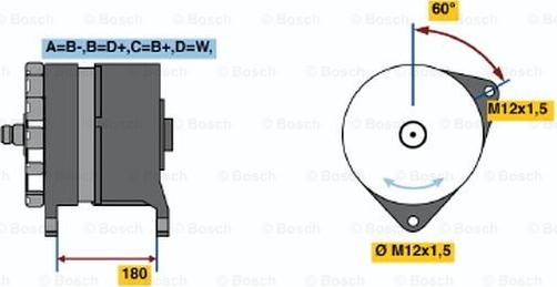 BOSCH 0 986 034 600 - Alternateur cwaw.fr