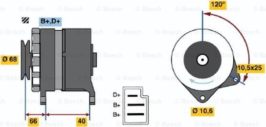 BOSCH 0 986 034 630 - Alternateur cwaw.fr