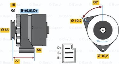 BOSCH 0 986 034 620 - Alternateur cwaw.fr