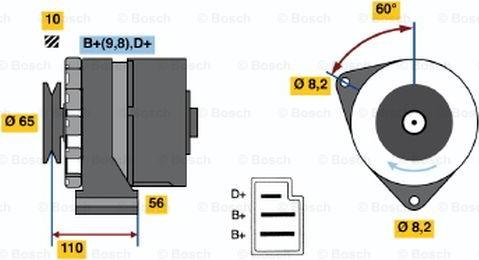 BOSCH 0 986 034 040 - Alternateur cwaw.fr