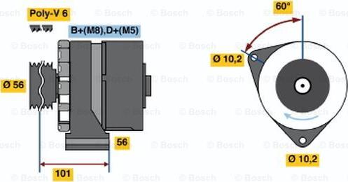 BOSCH 0 986 034 030 - Alternateur cwaw.fr