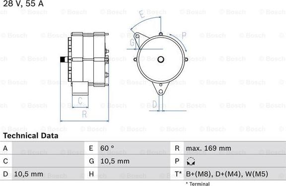 BOSCH 0 986 034 070 - Alternateur cwaw.fr