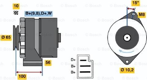 BOSCH 0 986 034 190 - Alternateur cwaw.fr