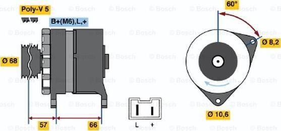 BOSCH 0 986 034 841 - Alternateur cwaw.fr