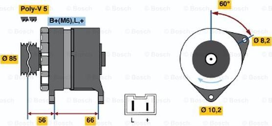 BOSCH 0 986 034 871 - Alternateur cwaw.fr