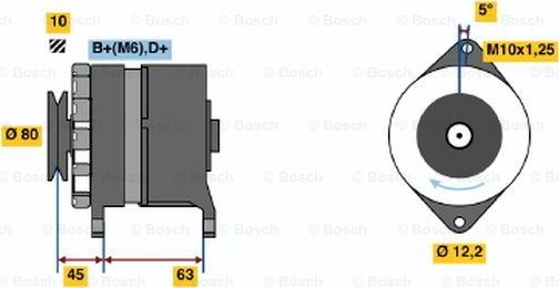 BOSCH 0 986 034 390 - Alternateur cwaw.fr