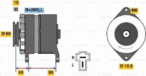 BOSCH 0 986 034 301 - Alternateur cwaw.fr