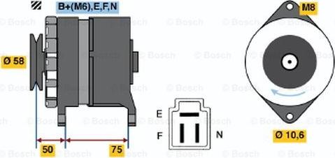 BOSCH 0 986 034 331 - Alternateur cwaw.fr